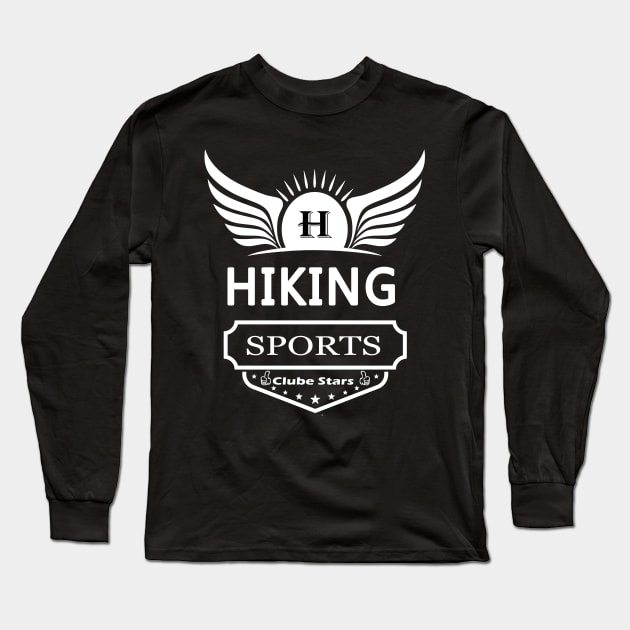Sports Hiking Long Sleeve T-Shirt by Polahcrea